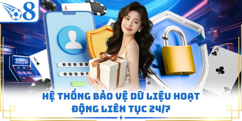 Hệ thống bảo vệ dữ liệu hoạt động liên tục 24/7